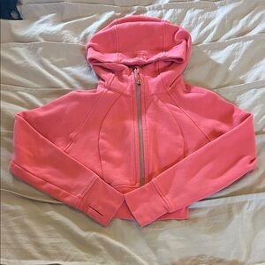 Lululemon Cropped Scuba Zip Up